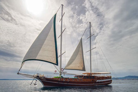 Anna Marija sails